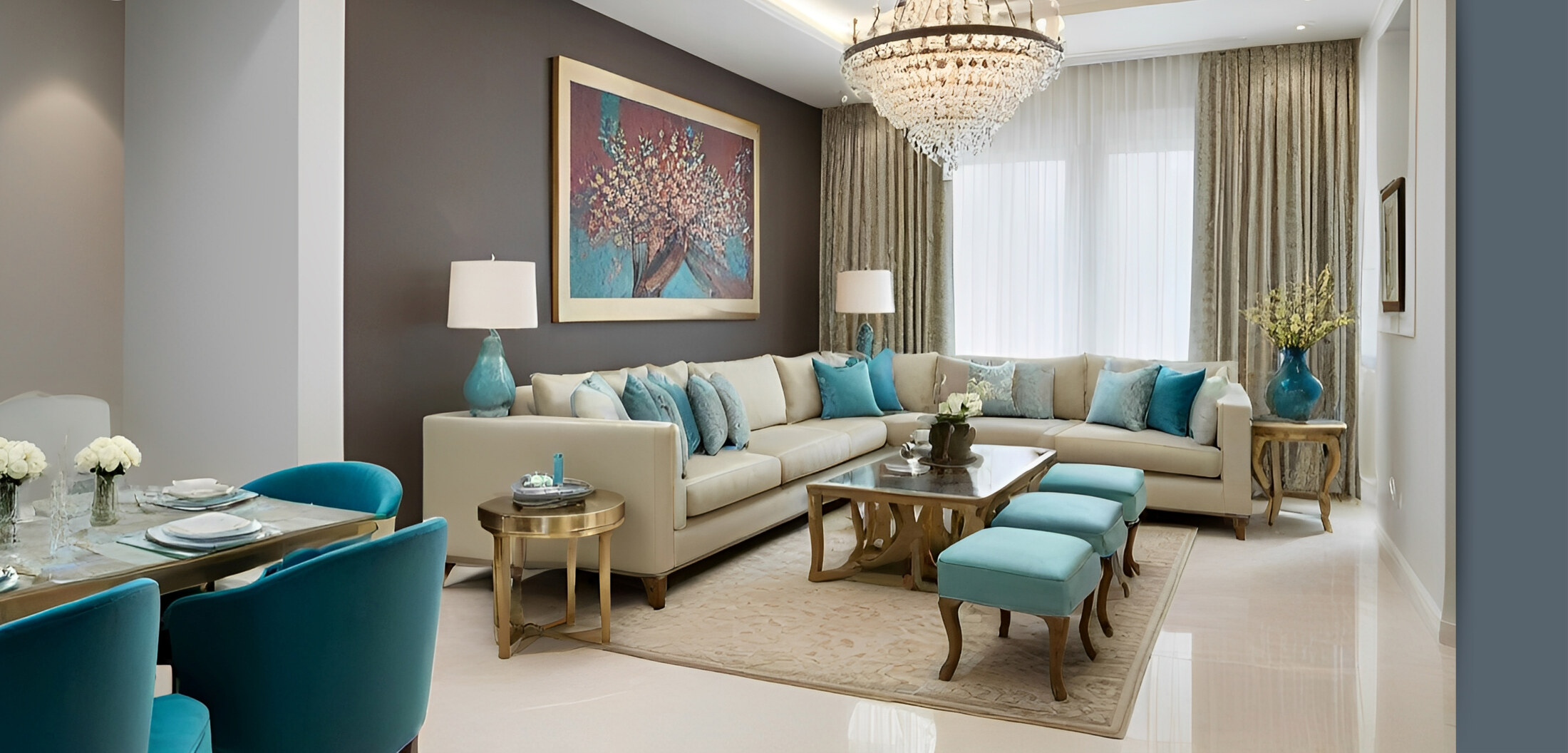 Doble salón de Residence Al Anouar